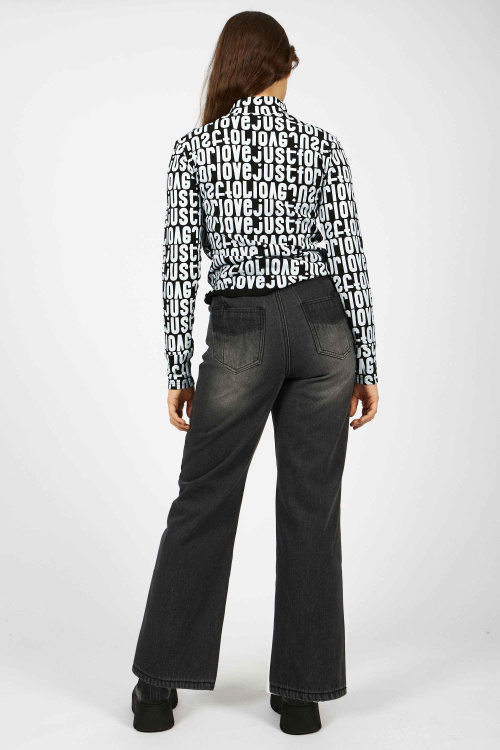 Джинсы (джин. черный, 140-170)