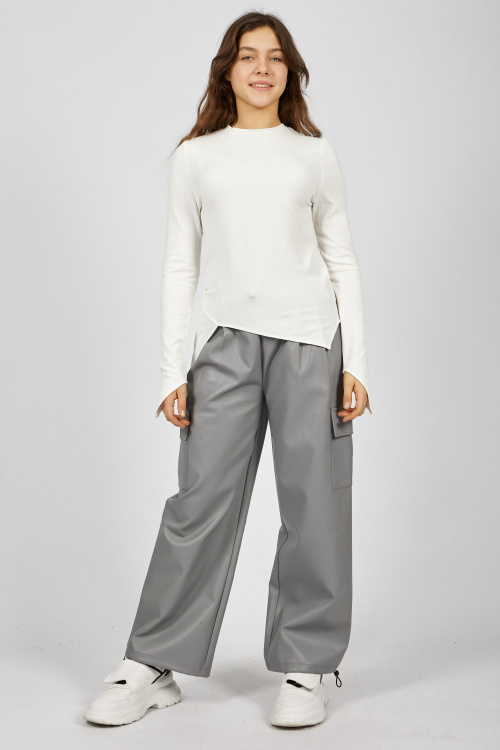 Брюки (Серый, 140)