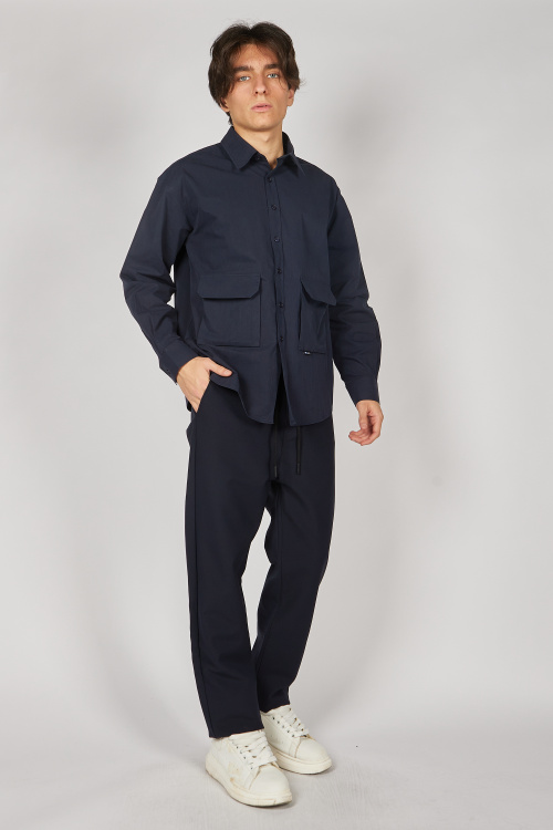 Брюки B-TR35221 (Синий, 122-134)