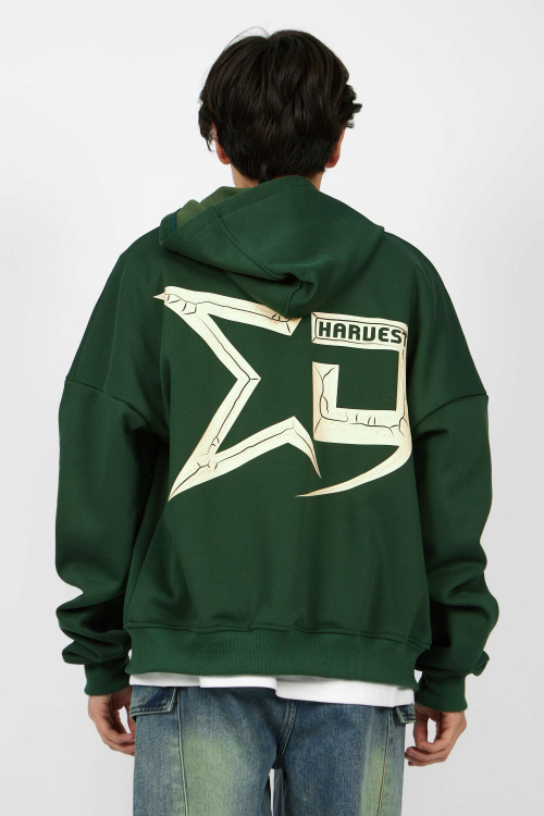 Худи (зеленый, 140-170)