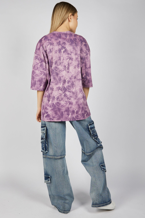 Футболка B-TS35443 (грязный сиреневый, 140-170)