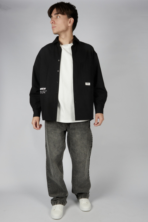 Рубашка B-SH36071 Miasin (Черный, 140-170)