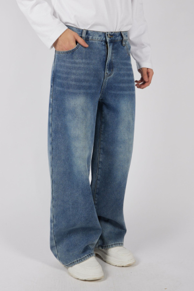Джинсы B-JN35459 (джин. синий, 140-170)