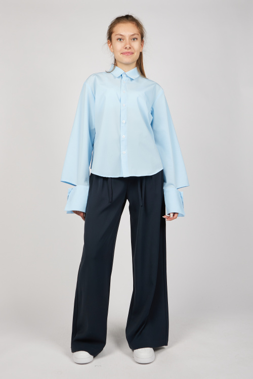 Блузка G-SH25288 (Голубой, 134-164)