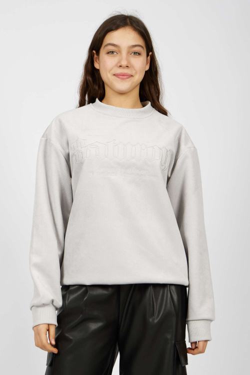 джемпер B-SW34637A (Серый, 140-170)