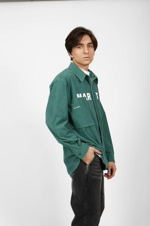 рубашка B-SH34617 (зеленый, 140-170)