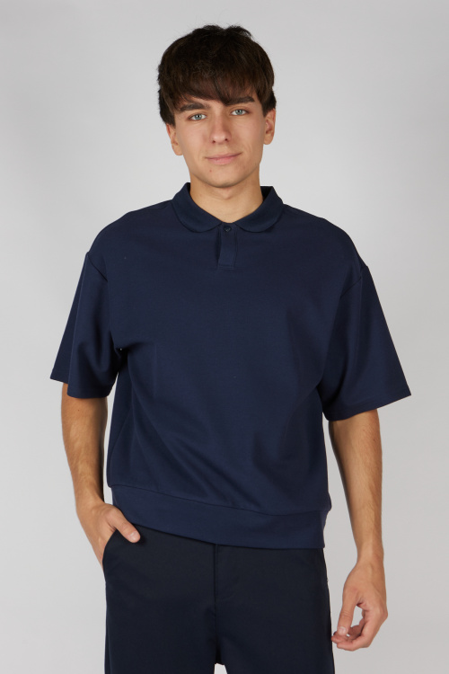 Поло B-PL35307S-26 Miasin (Синий, 122-134 (3 шт.))