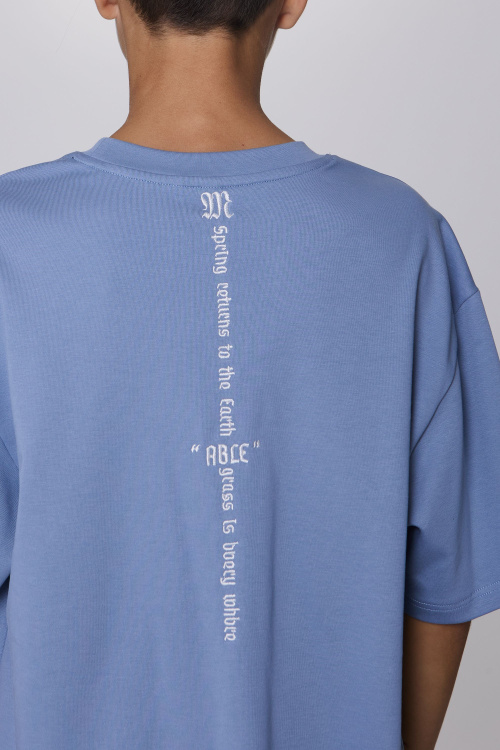 Футболка B-TS35195 (Джинс. синий, 140-170)