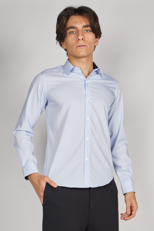 Рубашка B-SH35304 (Голубой, 176)