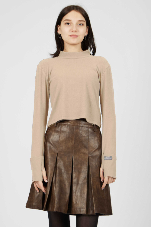 Лонгслив (Бежевый, 140-170)