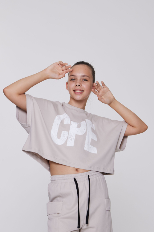 Футболка G-TS25063 (бежевый, 134)