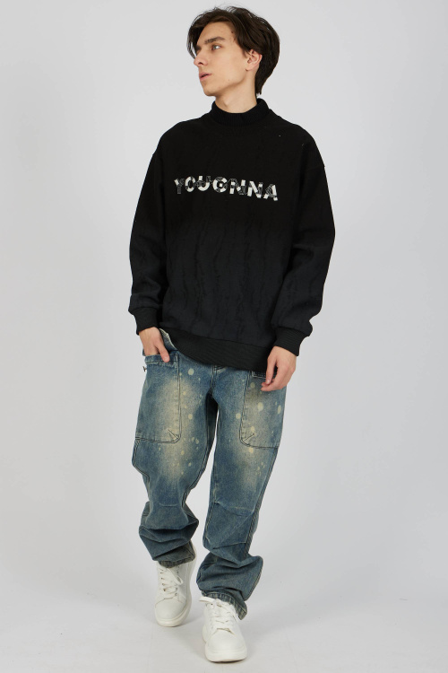 Джемпер (Черный, 140-170)