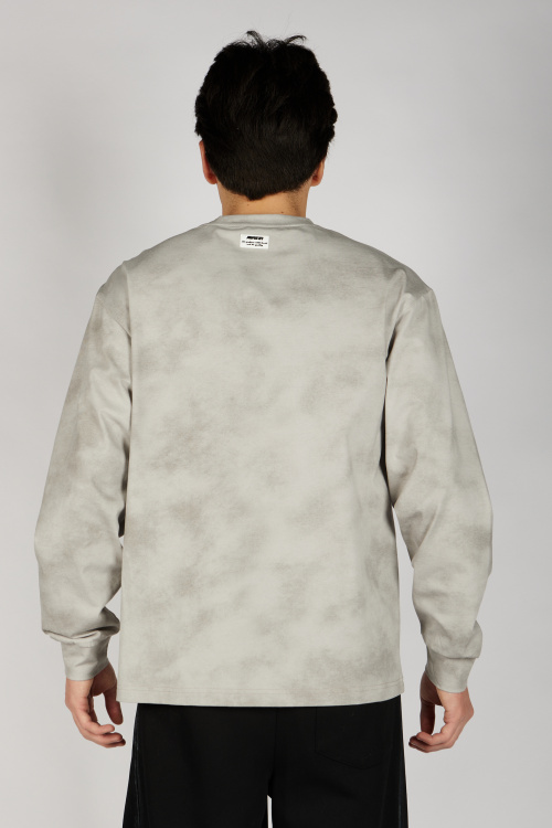 Лонгслив B-SW36444 Miasin (бело-серый, 140-170)