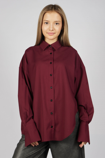 Блузка G-SH25461 (бордовый, 134-164)