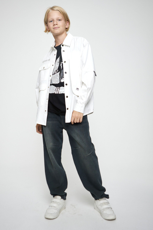 Джинсы B-JN35117 (Джинс. черный, 140-170)