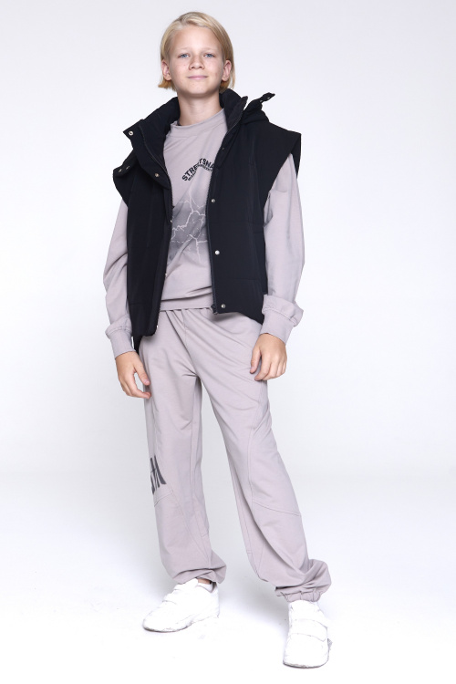 Брюки B-TR35047 (Серый, 140-170)