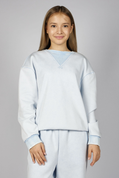 джемпер B-SW35461 (Голубой, 140-170)