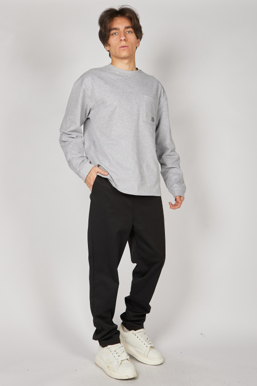 Лонгслив B-SW35274 (Серый, 140-170)