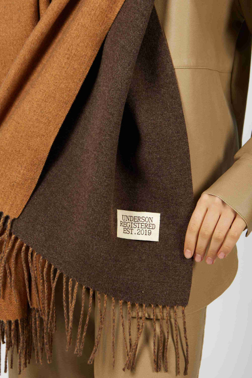 Шарф A-SC56069 (Коричневый, Универсальный)