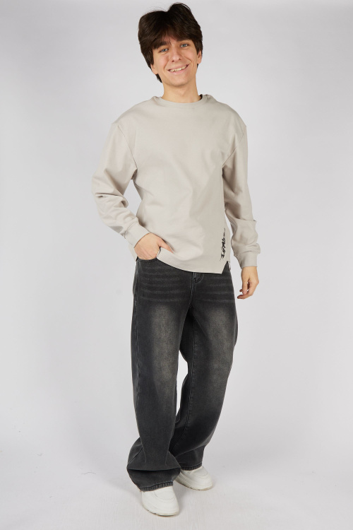 Джинсы B-JN35459 (GRAY, 140-170)