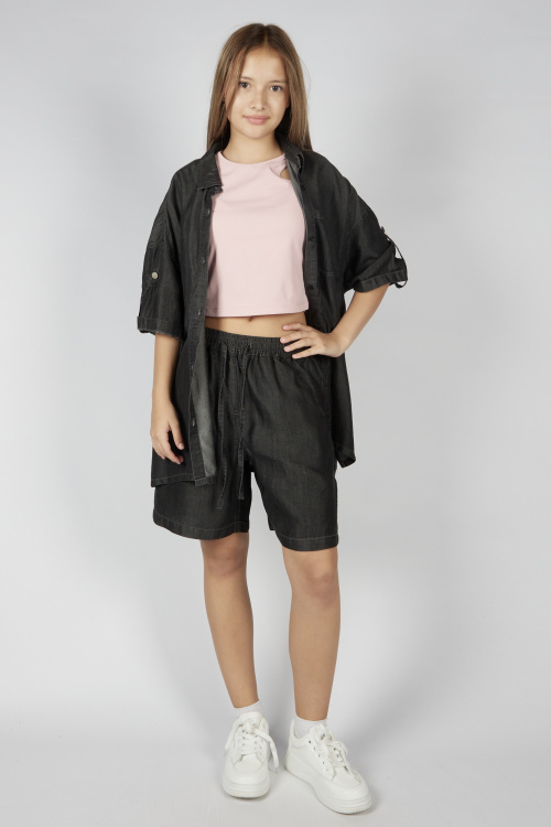 Шорты G-JN26098 Miasin (джинс. черный, 134-164)