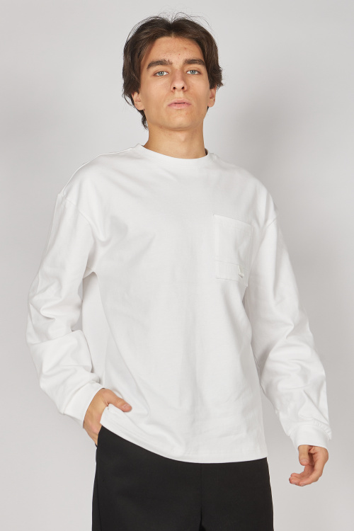 Лонгслив B-SW35274 (Белый, 140-170)