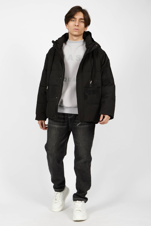 брюки (джинсы) B-JN34667 (Черный, 170)