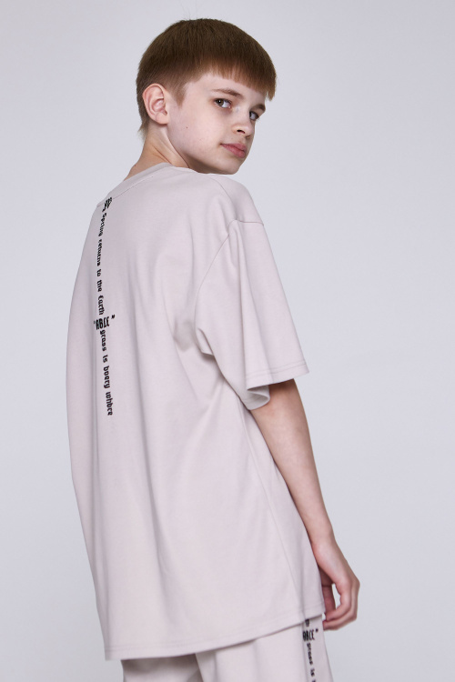 Футболка B-TS35195 (Светло-бежевый, 140-170)