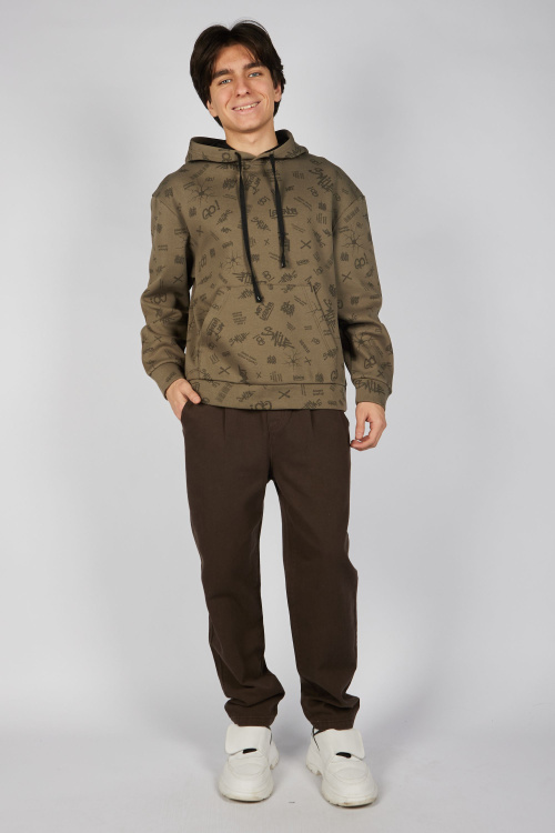 Брюки B-TR35457 (коричневый, 140-170)