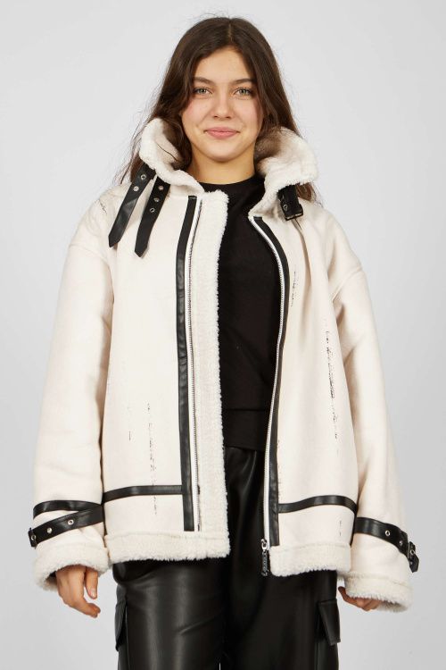 куртка B-JCK34633 (Белый, 140-170)