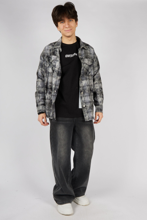 Джинсы B-JN35459 (GRAY, 140-170)