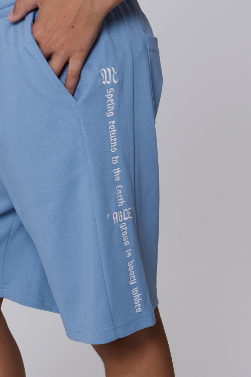 Шорты B-TR35196 (Джинс. синий, 140-170)