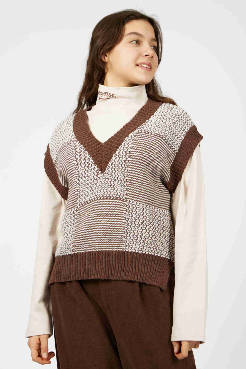 Жилет (Бежевый, 140-170)