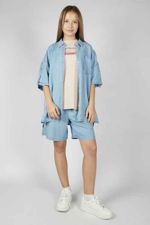 Шорты G-JN26098 Miasin (джинс. синий, 134-164)