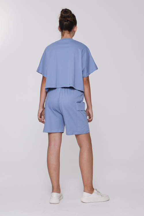 Футболка G-TS25063 (Джинсовый, 134)