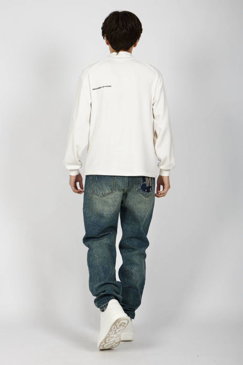 Лонгслив (Молочный, 110-134)