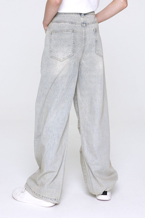 Джинсы B-JN35104 (Джинс. синий, 140)