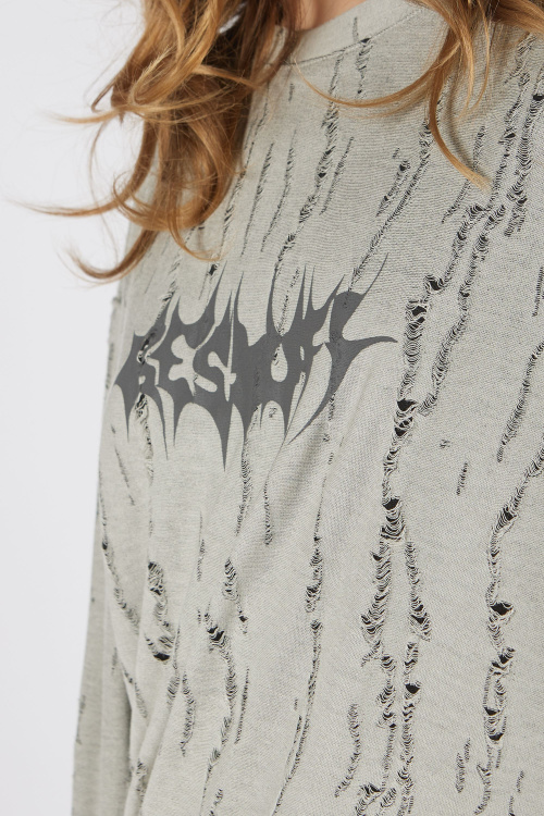 Лонгслив B-SW35445 (светло-серый, 140-170)