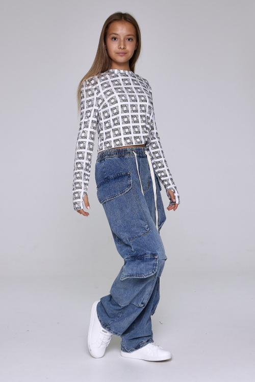 Лонгслив G-TN25118 (Белый, 134-164)