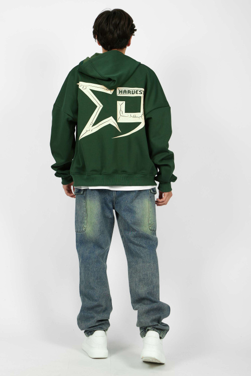 Худи (зеленый, 140-170)