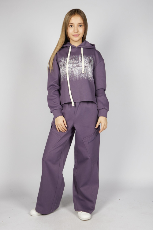 Худи G-HD25459 (грязный сиреневый, 134-164)