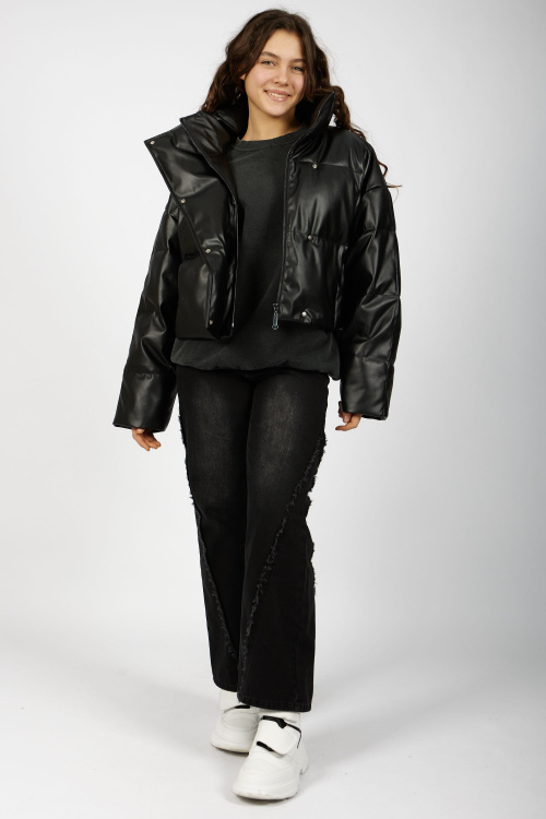 Джинсы (джин. черный, 140-170)