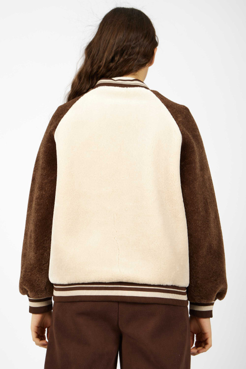 Бомбер (Бежевый, 140-170)