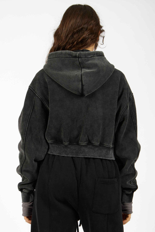 Толстовка на молнии (Черный, 140-170)