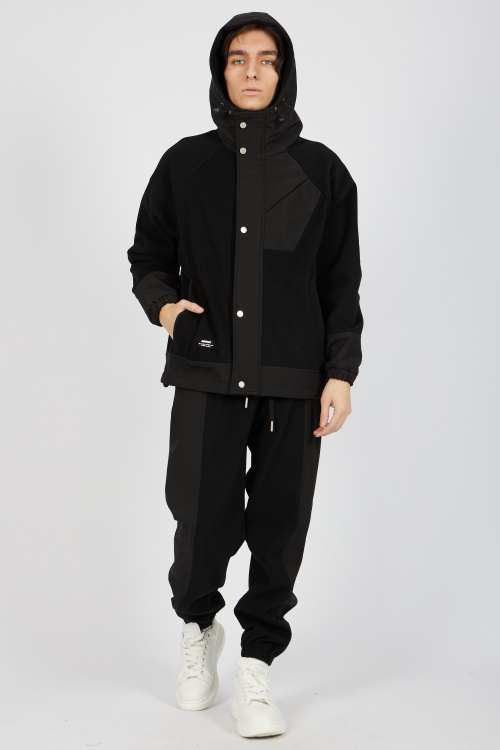 Толстовка на молнии (Черный, 110-134)