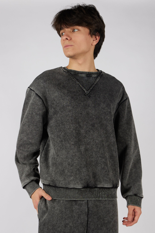 джемпер B-SW35461 (Черный, 140-170)