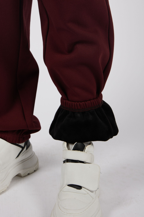 Брюки B-TR35437 (бордовый, 140-170)