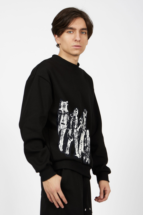 Джемпер (Черный, 140-170)