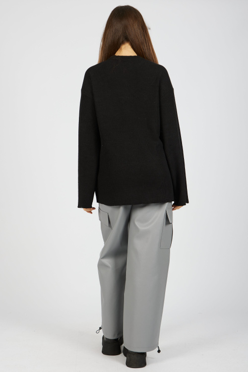 Лонгслив (Черный, 140-170)