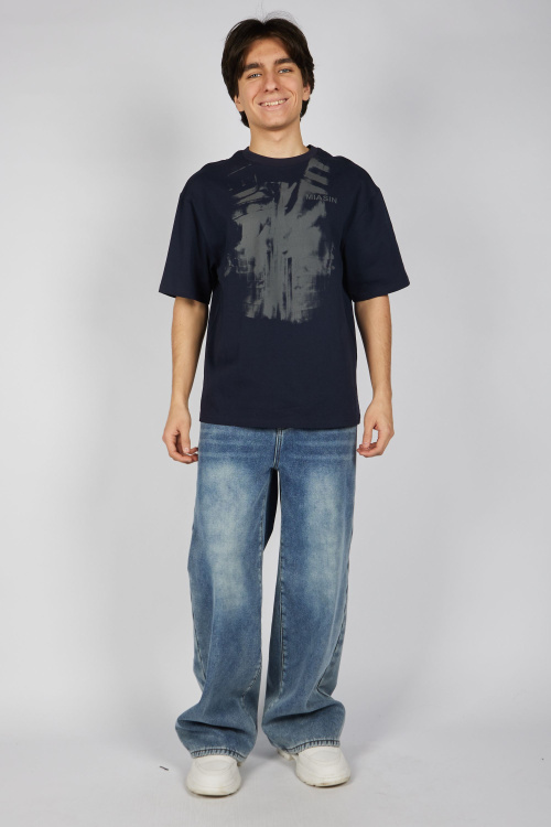 Джинсы B-JN35459 (джин. синий, 140-170)